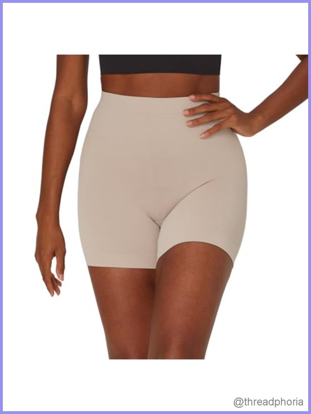 Maidenform Firm Tummy Control Thigh Slimmer Seamless Shapewear Shorts